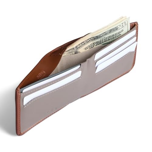 Bellroy Hide & Seek, slim leather wallet, RFID editions available (Max. 12 cards and cash) - Sienna - Image 4