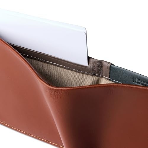 Bellroy Hide & Seek, slim leather wallet, RFID editions available (Max. 12 cards and cash) - Sienna - Image 5