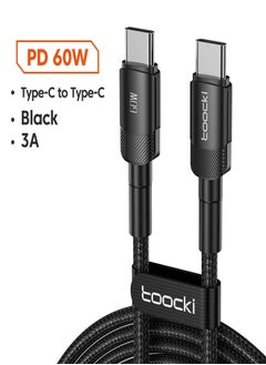 toocki Toocki C-C 60w, Data Cable, 1m, Black  - Image 1