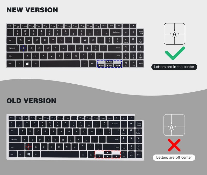 RAYA Keyboard Cover for Samsung Galaxy Book 5 / Galaxy Book 5 Pro 360 16 inch Samsung Galaxy Book 4/3 Pro & Galaxy Book 4/3 Ultra Keyboard Protector (Transparent) - Image 3