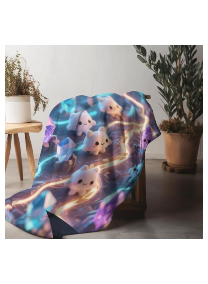 general Flannel thin blanket (warm and comfortable, suitable for sleep, gaming, dust removal and sandproof) 150cm*200cm - 1 - Image 5