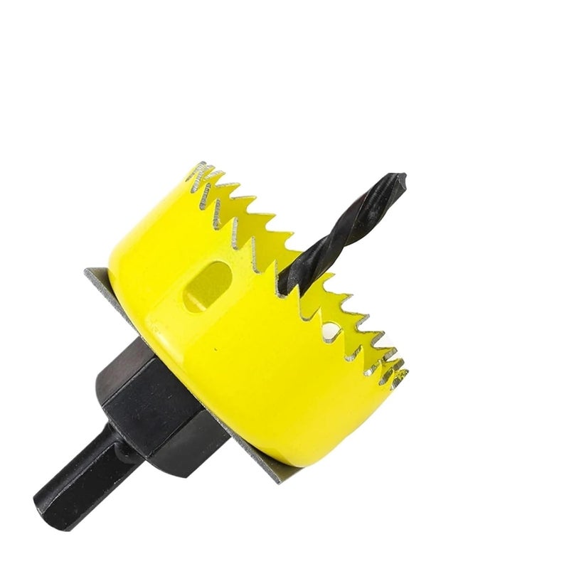 Hole Saw Drill Bit 8/11/16pcs Hole Saw Kit #50 Steel 19-127mm Cutter Drill Bit Tool Set for Wood Plastic(Grey 16pcs) - Image 1