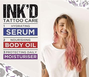 Inkd Tattoo Care Hydrating Nourishing Protection SERUM OIL MOISTURISER Moisturiser - Image 5