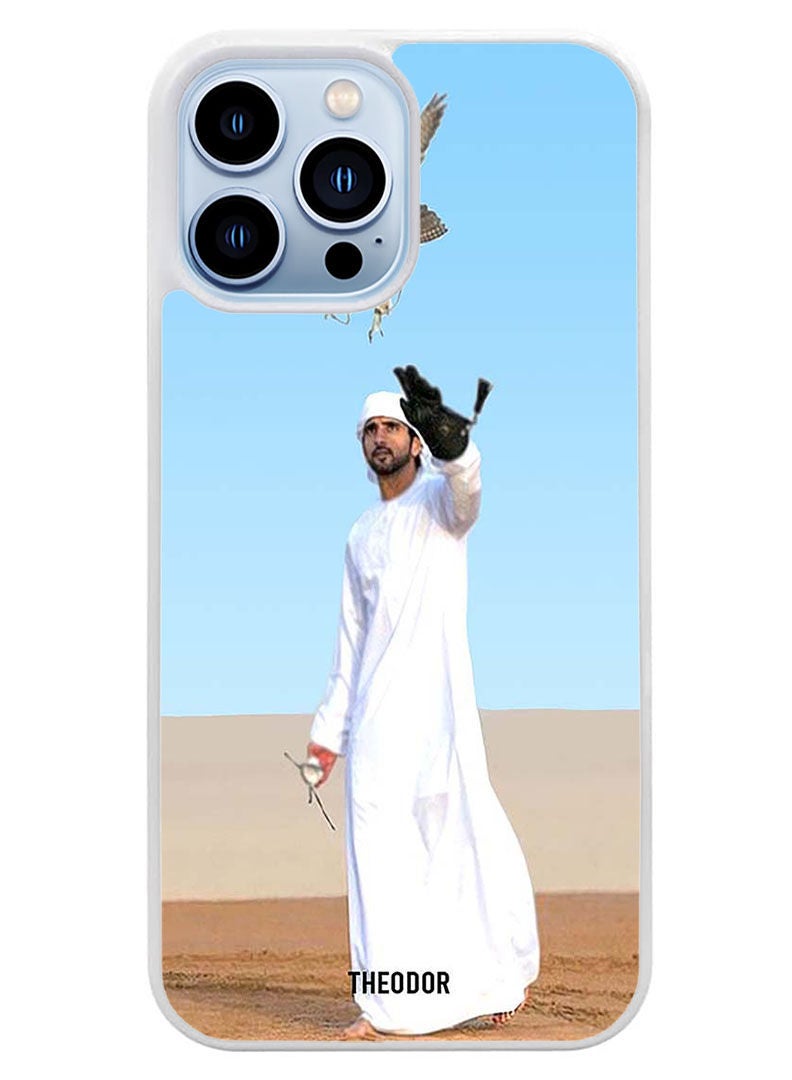 Theodor Protective Case Cover For APPLE IPHONE 14 Pro Sheikh Hamdan(White Bumper) - Image 1