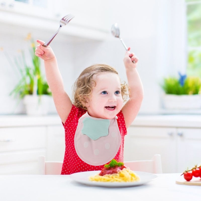 🏠 مريلة أطفال ماصة من القطن مريحة للمسنين للاستخدام المنزلي والسفر ٤ قطع - Image 4