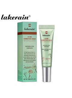 Color Correcting CC Cream, Women's CC Red Correct with Centella, Boost Radiance, Refine Skin Texture, Plump, Softer & Hydrated Skin, Multi-Purpose Skin Tone Adjusting CC Cream Full Coverage(Green)