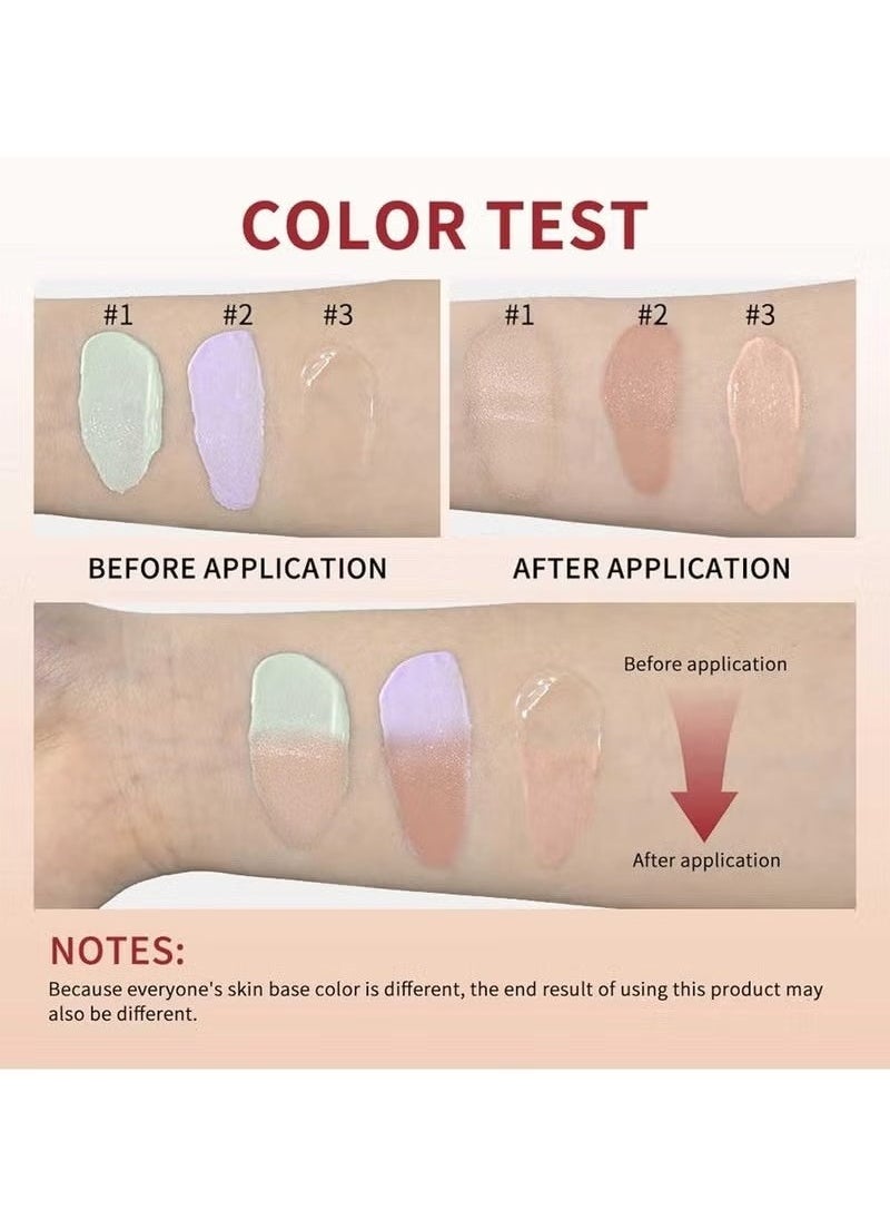 lakerain - Color Correcting CC Cream, Women's CC Red Correct with Centella, Boost Radiance, Refine Skin Texture, Plump, Softer & Hydrated Skin, Multi-Purpose Skin Tone Adjusting CC Cream Full Coverage(Green) - Image 1