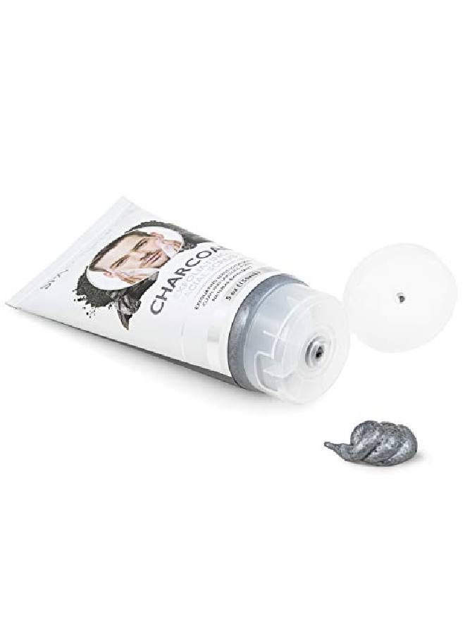 spascriptions Ons Charcoal Facial Cleanser Exfoliating Facial Scrub Face Wash With Natural Exfoliant 5 Oz - Image 4