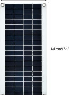 klarako 20W Waterproof Solar Panel Polycrystalline Solar Cell - Ideal for DIY Home, Scientific Projects, Solar Energy Systems  - Image 3