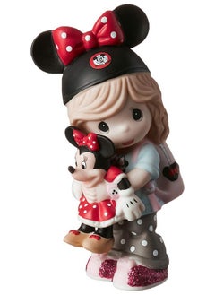 Precious Moments Precious Moments Minnie Mouse Fan Figurine | Disney Showcase Girl Minnie Mouse Fan | Little Girl Disney Fan | Disney Decor & Gifts | Hand-Painted  - Image 2