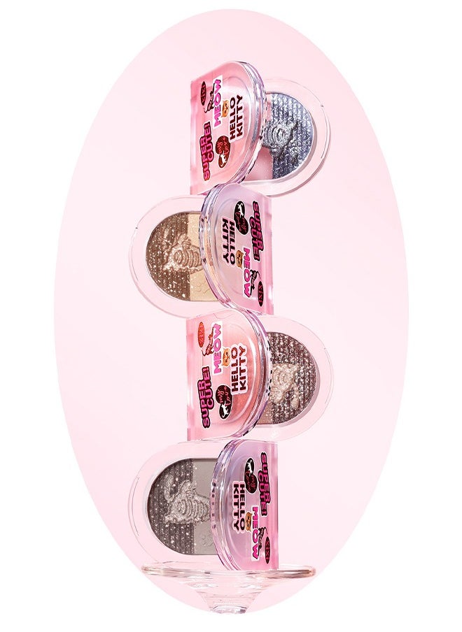 XIXI - 3 Color Eyeshadow Palette-Eyeshadow and Highlighter Palette, 3 in 1 Makeup Powder Palette, Cruelty-Free Matte Eyeshadow, Shimmer Illuminator Highlighters for a Glowing Look,#04 Baby Pink & Sea Blue - Image 1