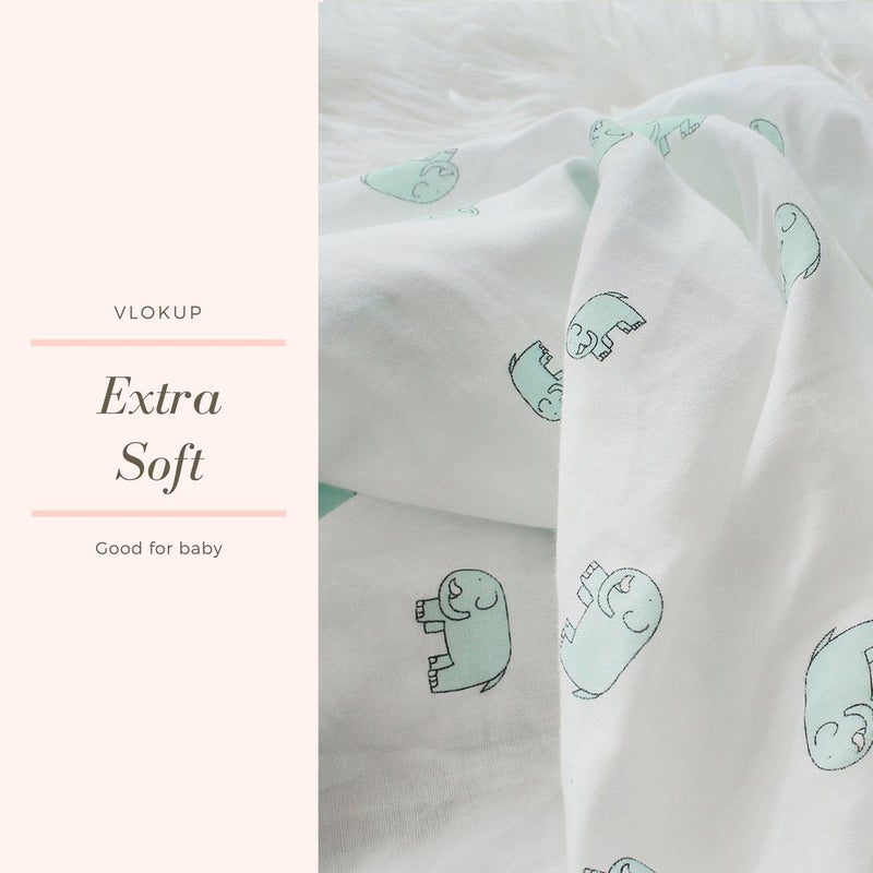 Vlokup Baby Changing Pad Cover Set Muslin, Portable Contoured Diaper Change Pad Sheet for Boys and Girls by Vlokup, Flamingo - Image 5