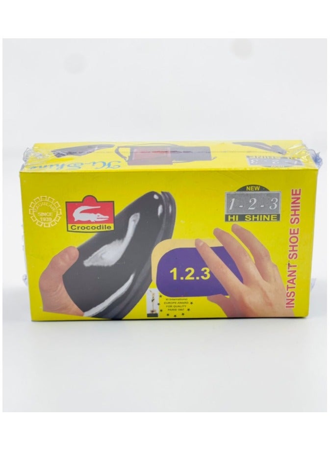 Instant Shine Sponge, Quick Leather Polishing Cleaner for Shoes, Bags, Sofa, Home,Travel - Image 1
