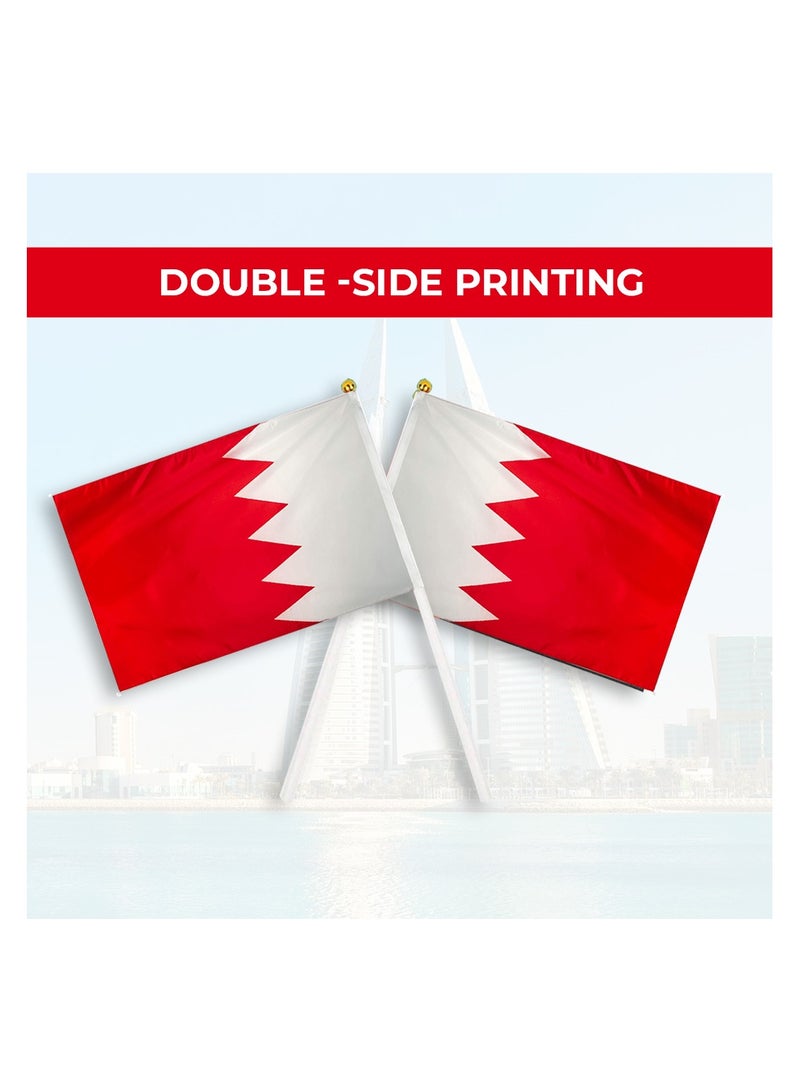 برينت شوب فور مي Bahrain Mini Hand Flags For Celebration Small Stick Hand Held Flags Great Souvenirs And Party Favors Handheld Flags For Kids And Adults Decorations Country Flags,Festival Events أعلام البحرين اليدوية الصغيرة للاحتفال، أعلام صغيرة محمولة باليد، هدايا تذكارية رائعة ومفضلات الحفلات، أعلام محمولة للأطفال والكبار، زينة، أعلام البلاد، أحداث المهرجانات  - Image 5
