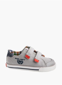 Boys Colourblock Sneakers with Hook and Loop Closure