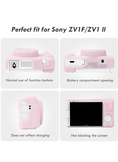 SYOSI Soft Silicone Protective Case for Sony ZV-1F, ZV-1M2, ZV-1 Mark II Vlog Camera, Lightweight ZV1F Case, Durable Cover for Camera Protection  - Image 3