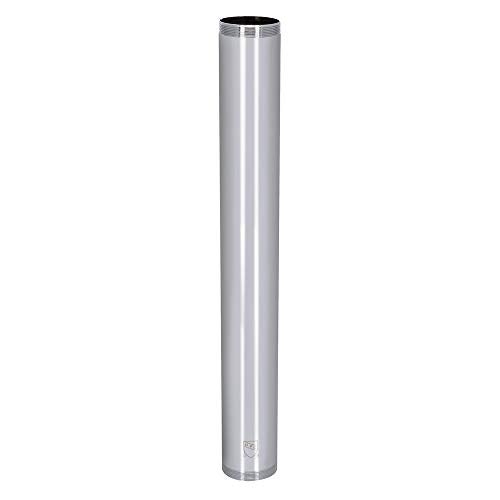 EZ-FLO 1-1/2 Inch x 12 Inch Heavy-Duty Threaded Tube, 20 Gauge, Chrome, 35126 - Image 1