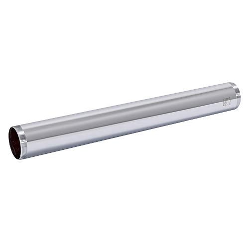 EZ-FLO 1-1/2 Inch x 12 Inch Heavy-Duty Threaded Tube, 20 Gauge, Chrome, 35126 - Image 2
