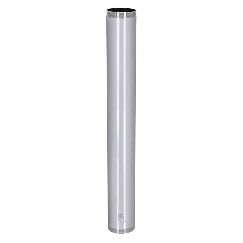 EZ-FLO 1-1/2 Inch x 12 Inch Heavy-Duty Threaded Tube, 20 Gauge, Chrome, 35126 - Image 5