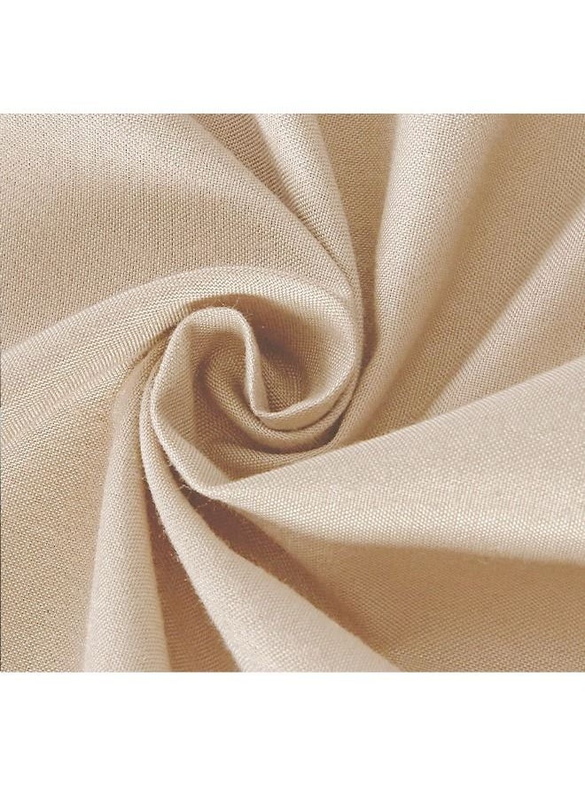 Arabest 4-Piece Quilted Compressed Comforter Set For All Season Microfiber Cream Single 160x210cm  - Image 2