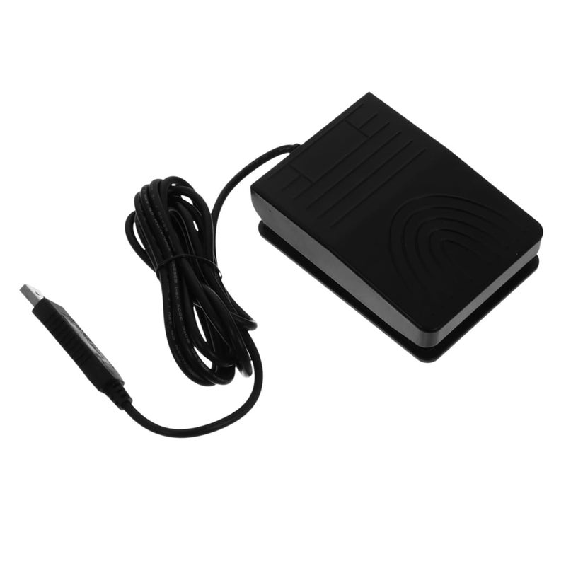 Angoily Usb Foot Pedal Controller with Custom Shortcut Keys Ergonomic Single Pedal Design for Gaming Streaming and Multimedia Applications Durable Construction - Image 1