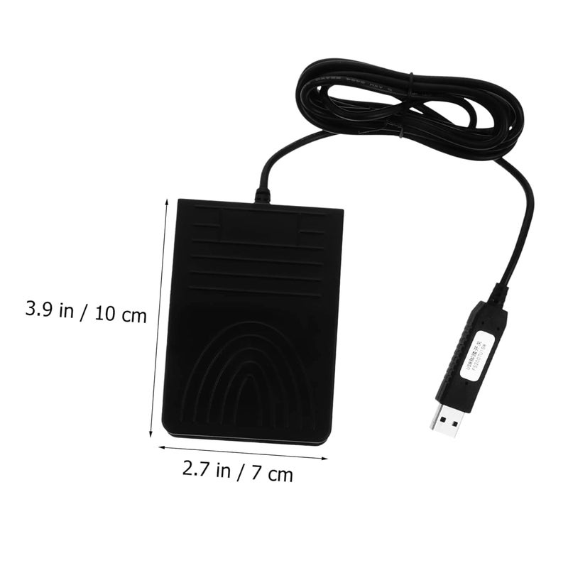 Angoily Usb Foot Pedal Controller with Custom Shortcut Keys Ergonomic Single Pedal Design for Gaming Streaming and Multimedia Applications Durable Construction - Image 2