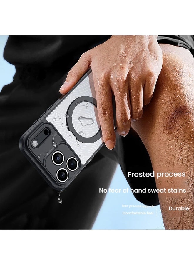 general Suitable for iPhone 17ProMax/17 mobile phone protective case MagSafe magnetic matte mobile phone protective cover - Image 3