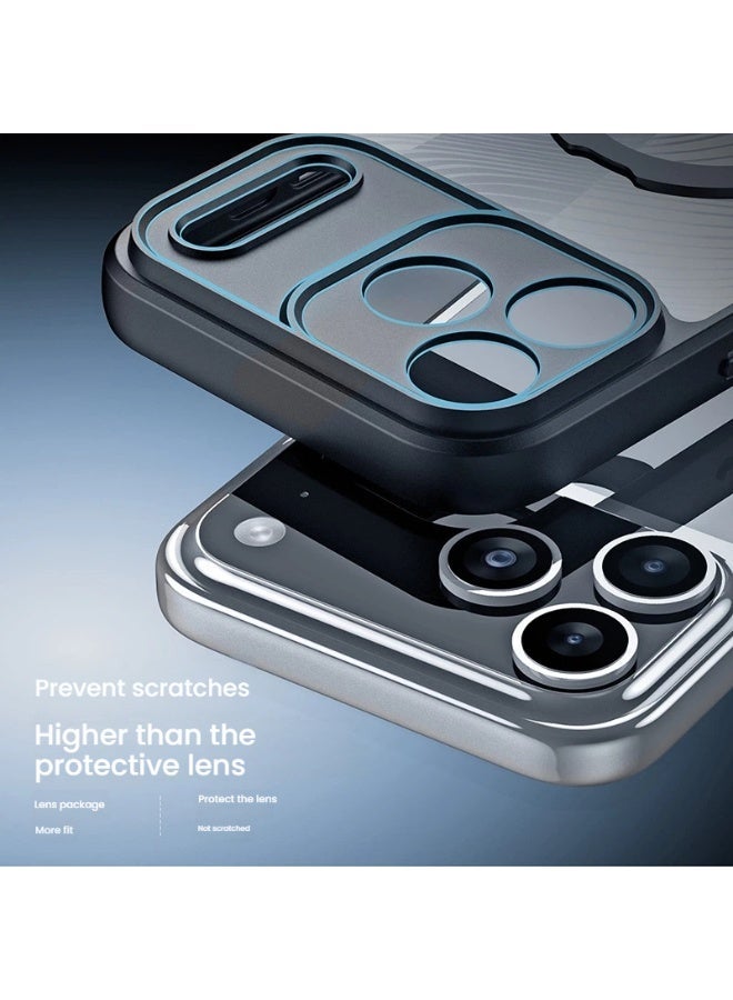 general Suitable for iPhone 17ProMax/17 mobile phone protective case MagSafe magnetic matte mobile phone protective cover - Image 2