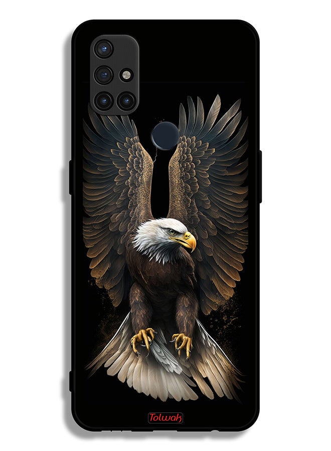 Tolwak غطاء حماية OnePlus Nord N10 5G مع تصميم نسر بأجنحة ممدودة - Image 2