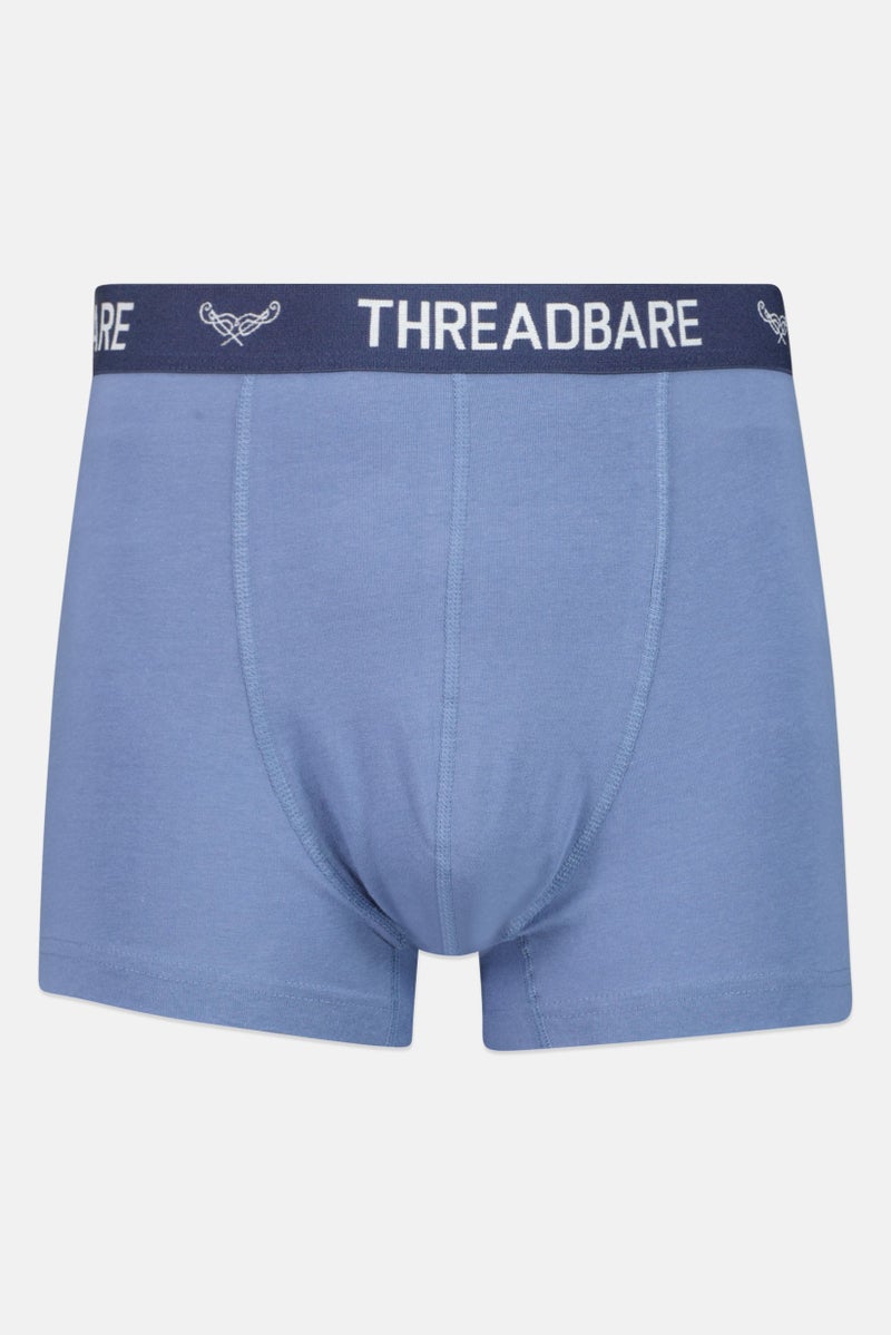 Threadbare Men 3 Pcs Brand Logo Boxer Briefs, Multicolor - Image 5