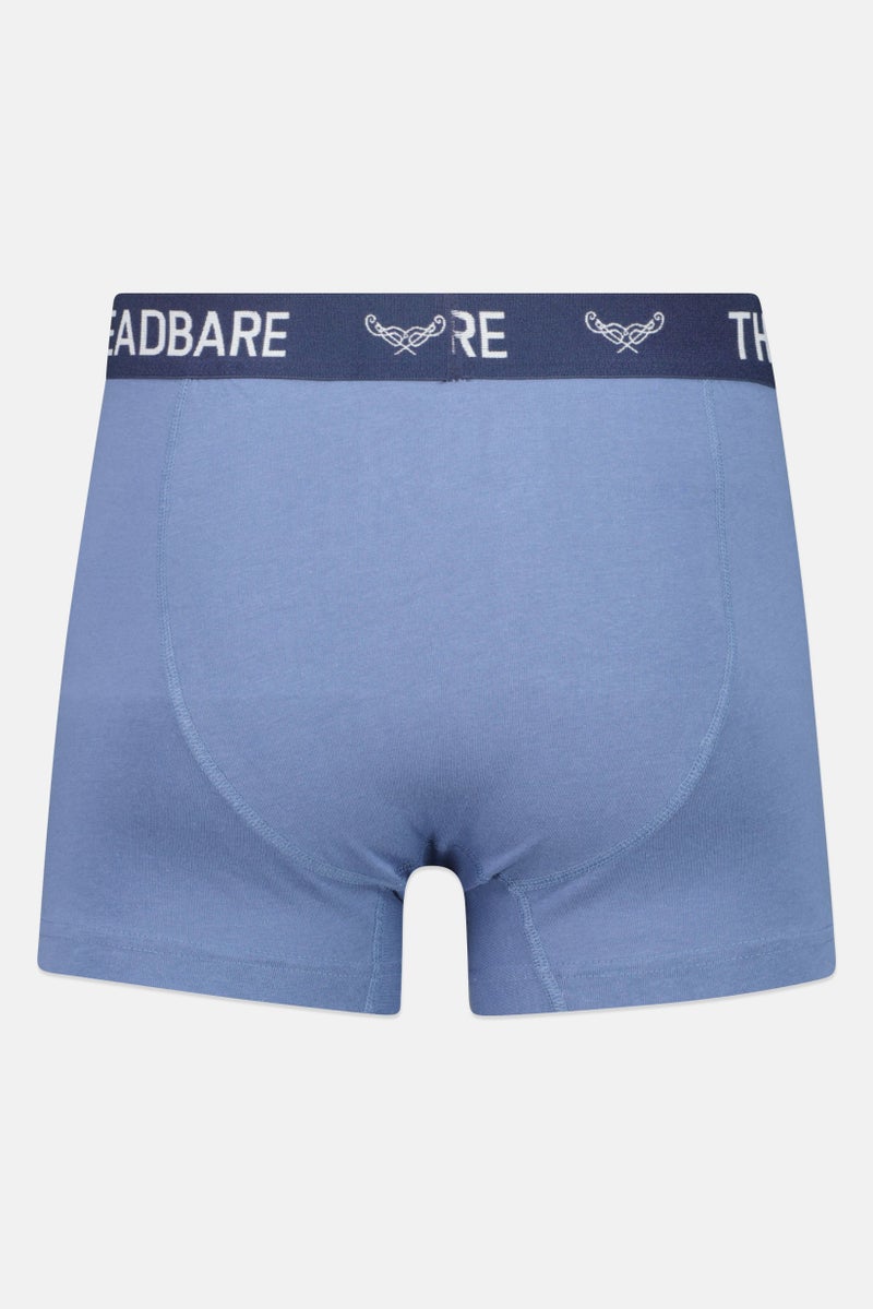 Threadbare Men 3 Pcs Brand Logo Boxer Briefs, Multicolor - Image 2