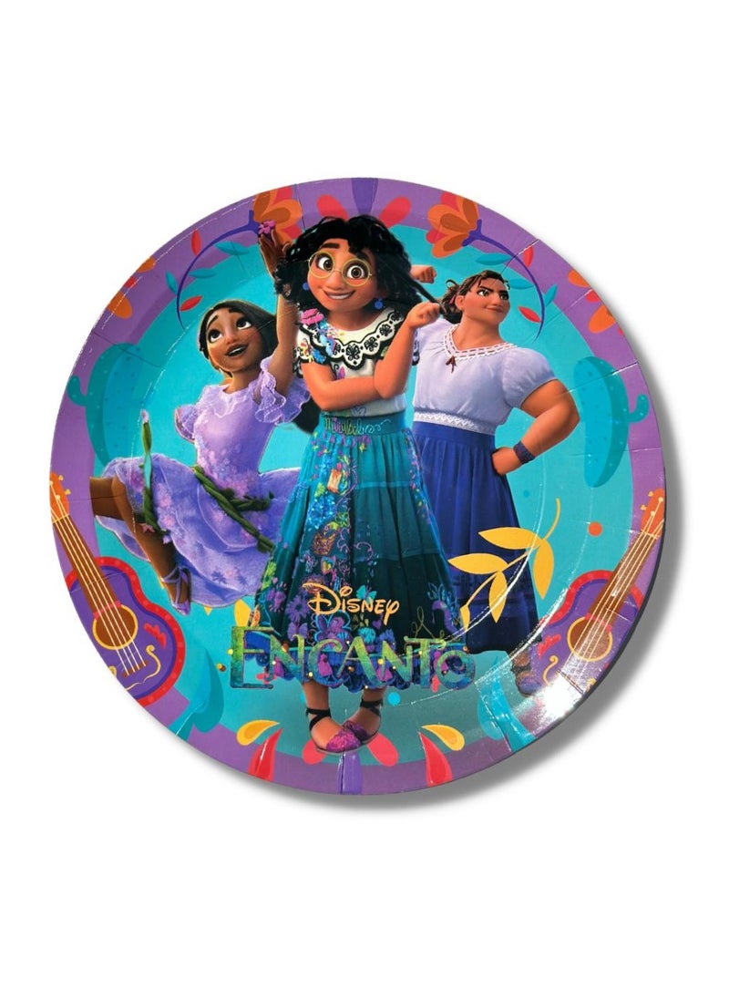 Generic ENCANTO PAPER PLATES 8 PCS 