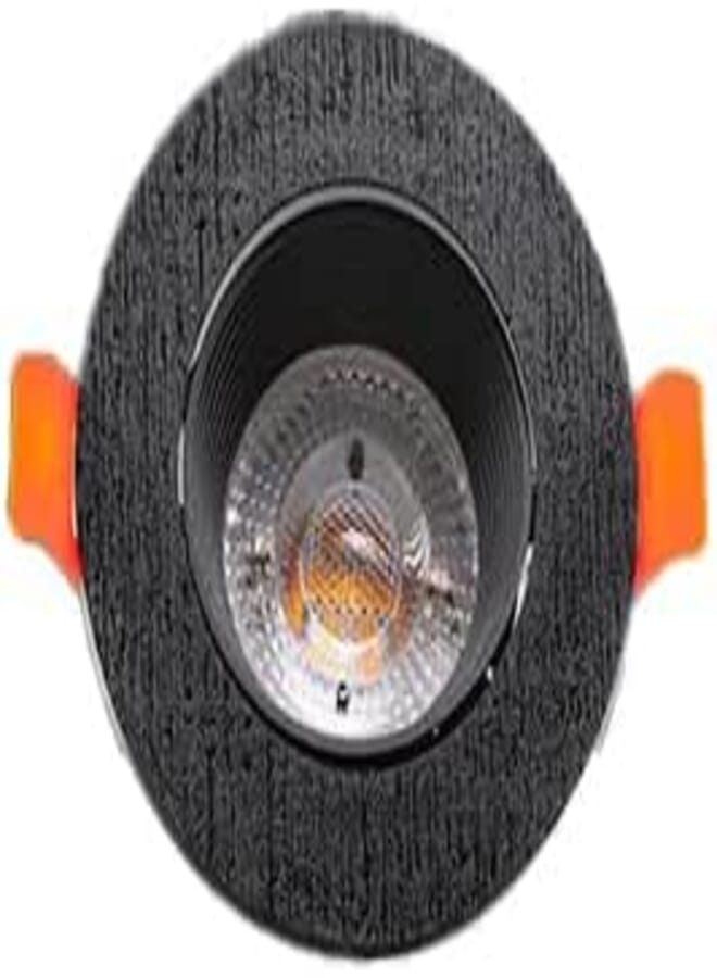 Lamps Black Round Recessed LED Spotlight - Modern Minimalist Ceiling Light Fixture