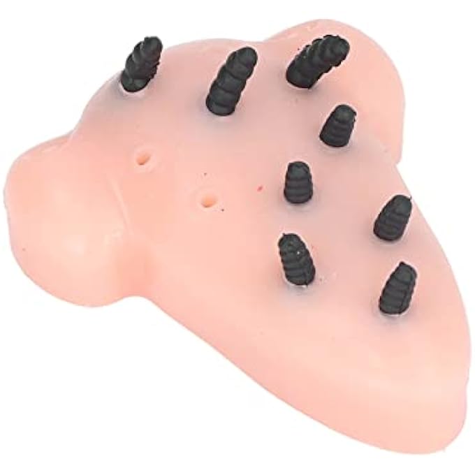 POENVFPO Pimple Squeezing Toy, Pimple Popping Stress Relief Game Toys Set, Nose Shaped Blackheads Removal Decompression - Image 1