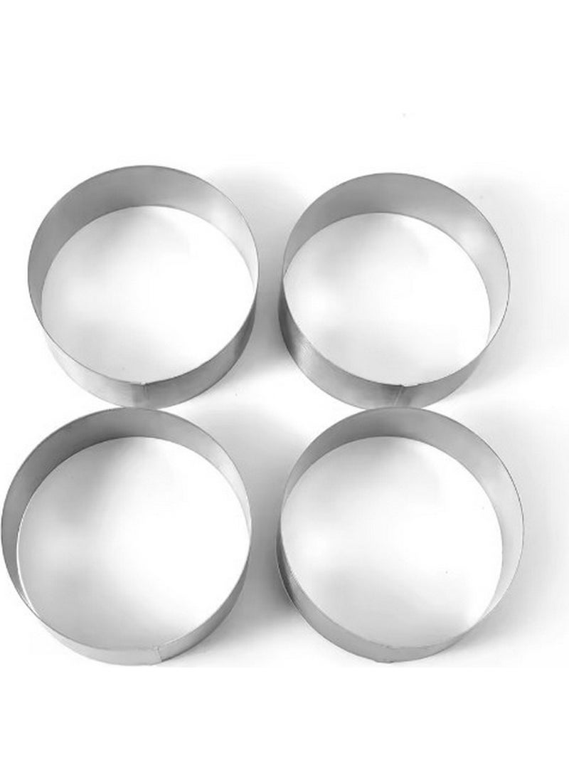Nar Kalıp Nar Mold Narform Roll Cake Croissant Mold Diameter 10CM Depth 4cm 4 A Pieces  - Image 2