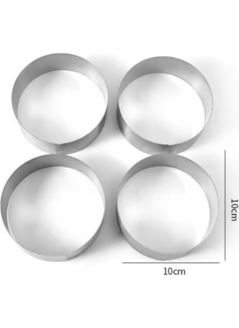 Nar Kalıp Nar Mold Narform Roll Cake Croissant Mold Diameter 10CM Depth 4cm 4 A Pieces  - Image 4