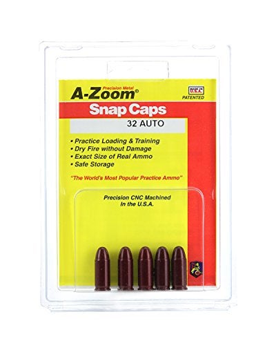 Lyman A-Zoom 15153, Pistol Metal Snap Caps, 32 Automatic, Per 5 - Image 1