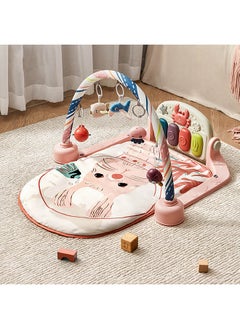 Babycare Babycare - Baby Kick and Play Baby Piano Activity Gym, Rabbit Design, BPA-Free, Non-Toxic, Soft Mat, Interactive Toys, Musical Piano, Tummy Time Support, Sensory Development, Removable Accessories, Easy to Clean, Safe for Newborns, Stimulates Motor Skills, Foldable, Durable, Ideal for Early Learning  - Image 2