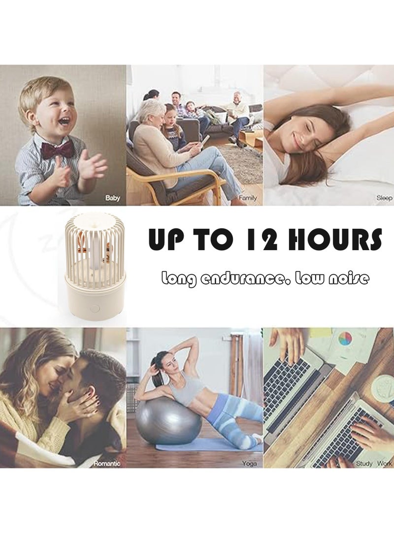 Y&D Portable Mini Humidifier, Bird Cage Design Aromatherapy Diffuser, Three Musical Modes, Warm Light, Suitable for Home Office Yoga Spa - Image 4