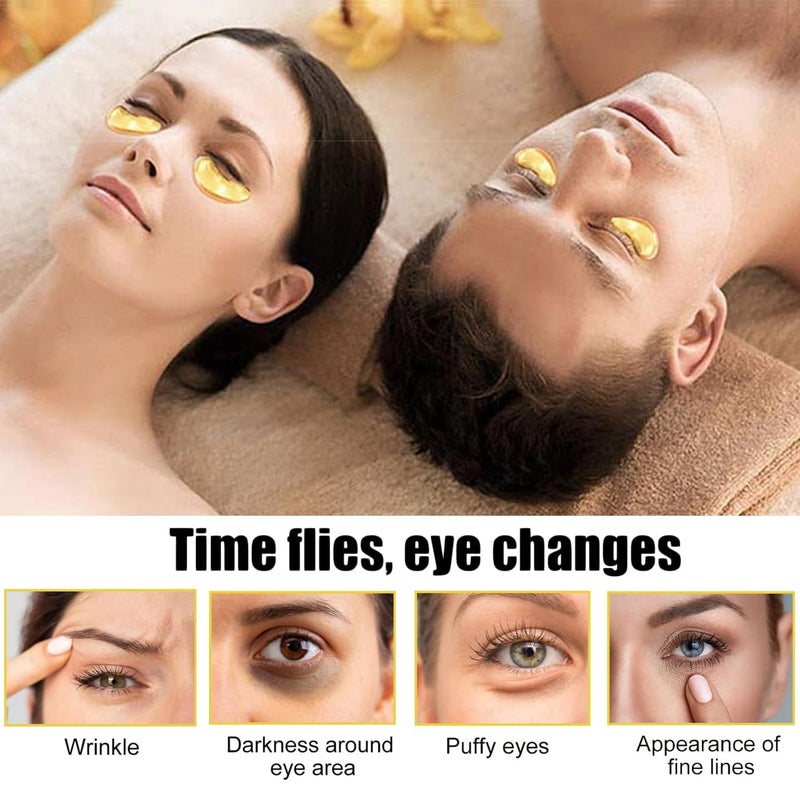 Eakroo 30 Pairs Lip Mask & Eye Mask, 24K Gold Crystal Gel Collagen Eye Patches, Bachelorette Party Favors, Bachelorette Party Accessories, Party Favors Adults, Bridesmaid Gifts, Skincare, Stocking Stuffers - Image 3