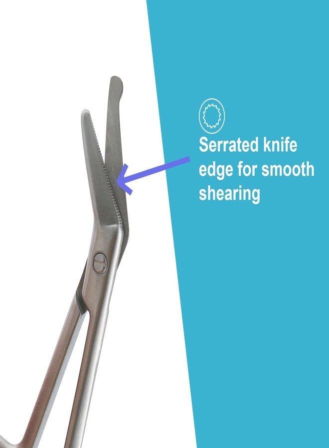 KONWEDA Ostomy Scissors Curved Blunt Tips, Small Scissors for Colostomy Bag and Wafer-2 Pack - Image 5
