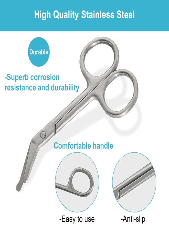 KONWEDA Ostomy Scissors Curved Blunt Tips, Small Scissors for Colostomy Bag and Wafer-2 Pack - Image 3