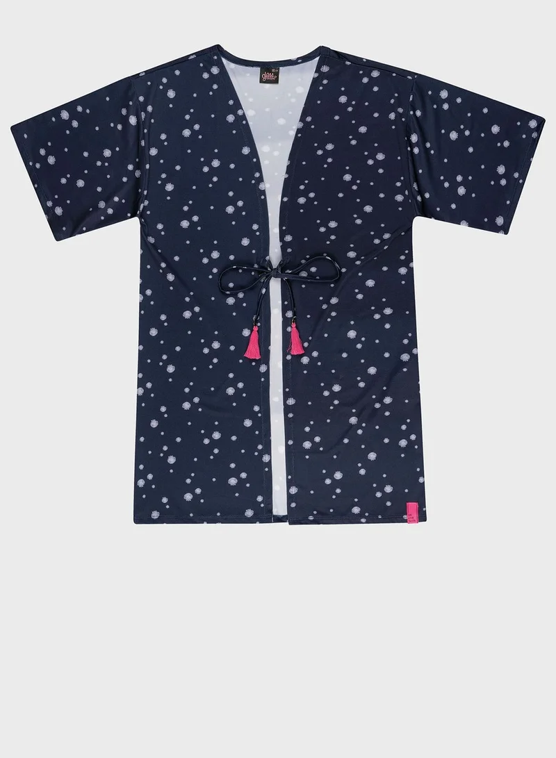 Gloss! Youth Printed Kimono