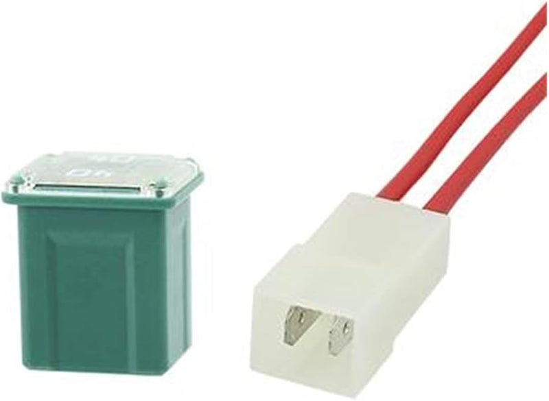 1 مجموعة صندوق فيوزات 40 أمبير فيوزات سيارات مربعة صغيرة 20 أمبير 30 أمبير 40 أمبير 50 أمبير 60 أمبير متنوعة مع علبة بلاستيكية - Image 1