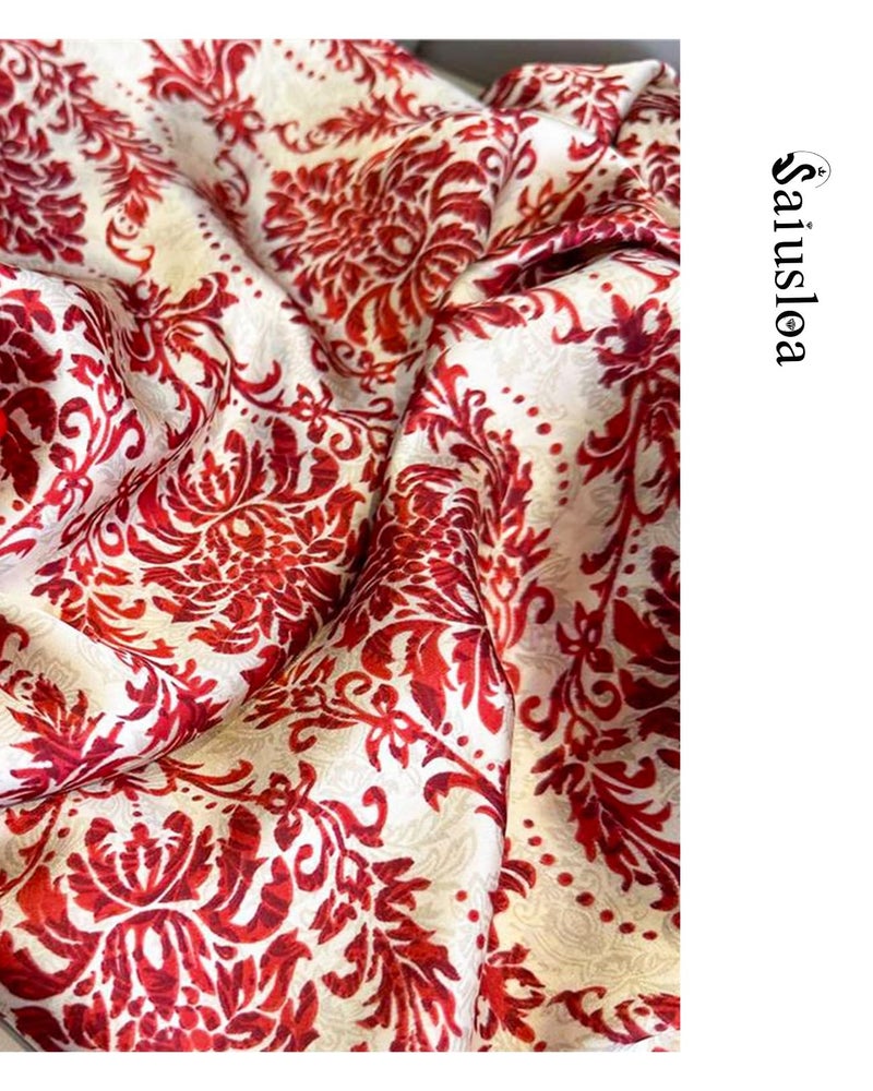 Saiusloa Dress Scarves Shawl Wraps Long Silky Scarf for Women Dressy Fashion Lightweight for Decorative Formal Evening Gowns-1043 - Image 5