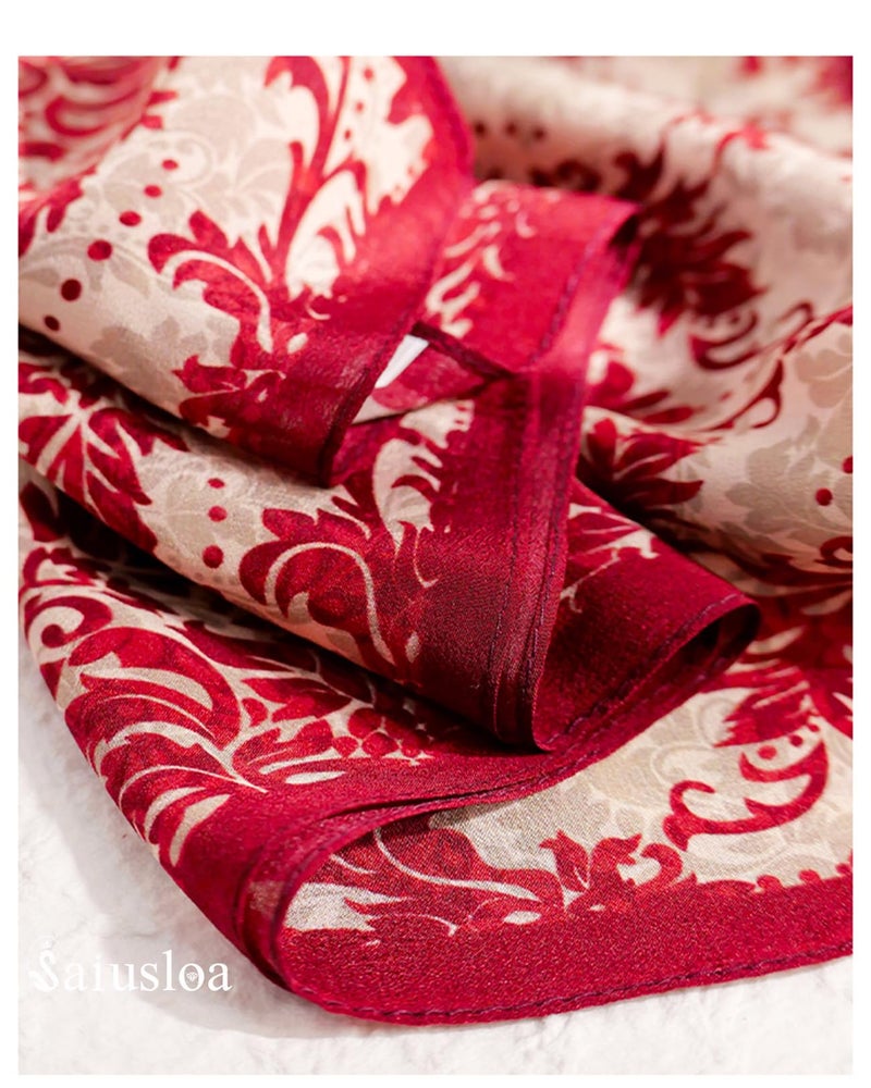 Saiusloa Dress Scarves Shawl Wraps Long Silky Scarf for Women Dressy Fashion Lightweight for Decorative Formal Evening Gowns-1043 - Image 3