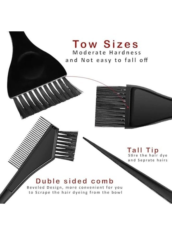 Professional hair coloring brush for men and women, black color, multi-purpose brush for hair coloring and care at home and in beauty salons - Image 4