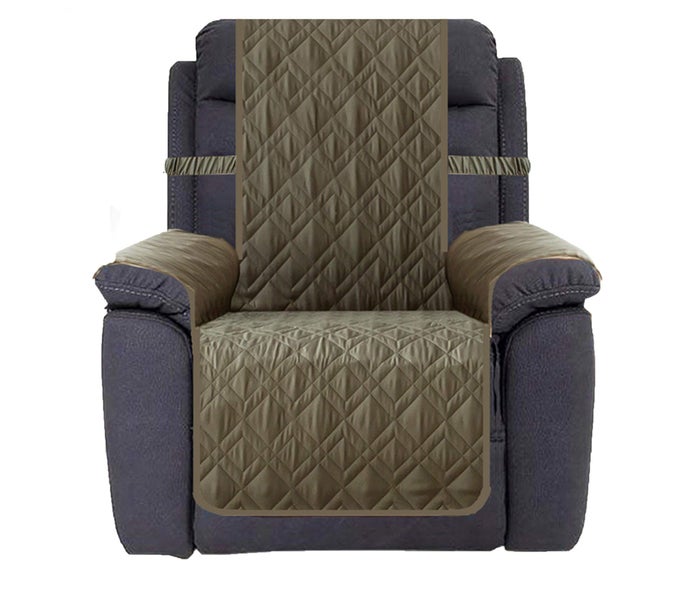WATERPROOF NONSLIP RECLINER COVER STAY IN PLACE DOG CHAIR COVER FURNITURE PROTECTOR IDEAL RECLINER SLIPCOVERS FOR PETS AND KIDS 30 GREEN