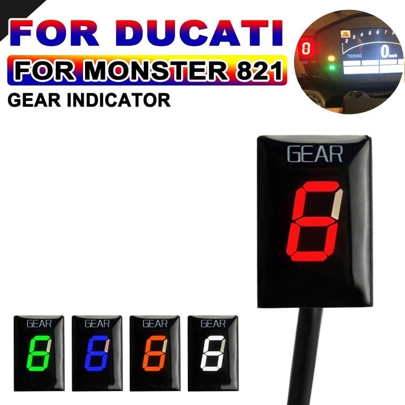 Wivplex Digital Gear Display for Ducati Monster 821 - Image 5