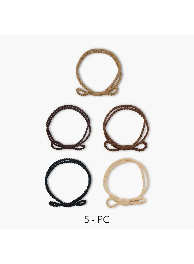 LIFESTYLE Pack of 5 Braided Hair Tie